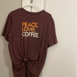 Peace Love Coffee Shirt